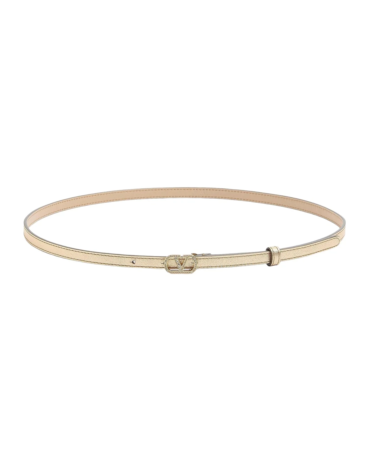 Valentino Garavani VLogo Leather Signature Belt