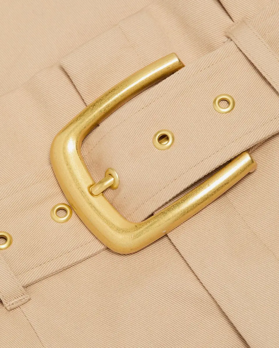 L'AGENCE Maelis Paperbag Cotton Mini Skirt | Thumbnail 6 L'AGENCE Maelis Paperbag Cotton Mini Skirt | Thumbnail 6