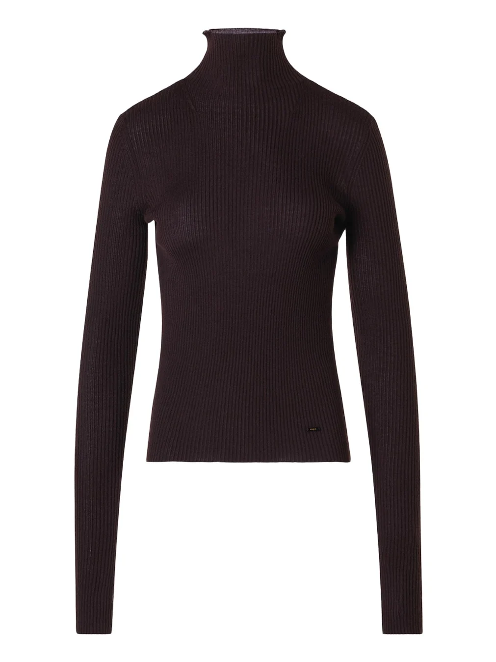 Akris Cashmere and Silk Ribbed Turtleneck Sweater