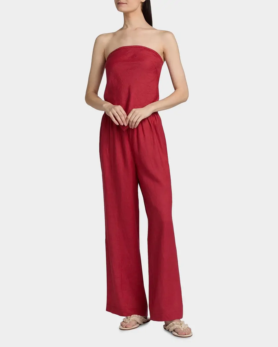 Cami NYC Gael Strapless Linen Camisole | Thumbnail 2