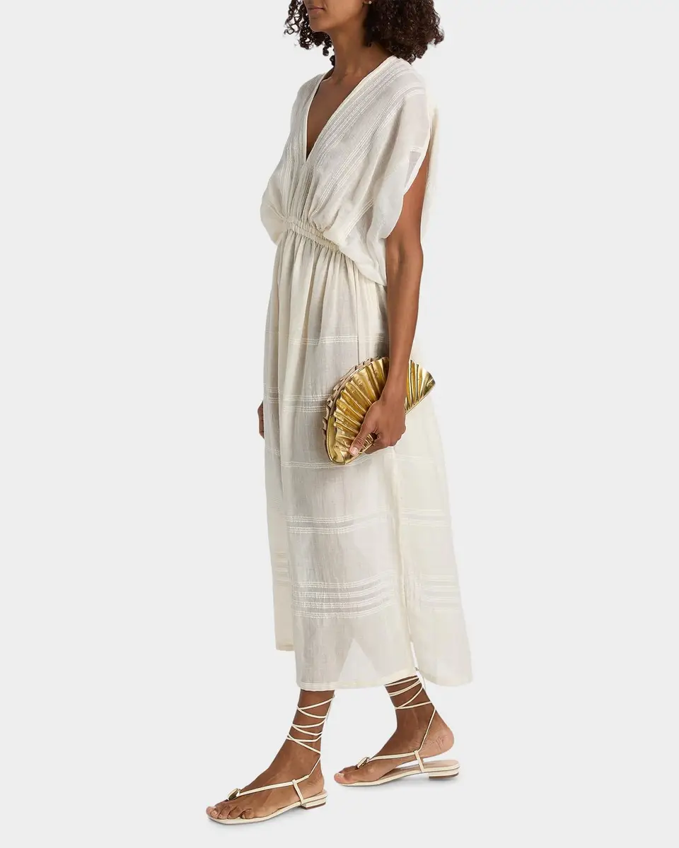Lemlem Leila Striped Cotton Midi-Dress | Thumbnail 7 Lemlem Leila Striped Cotton Midi-Dress | Thumbnail 7