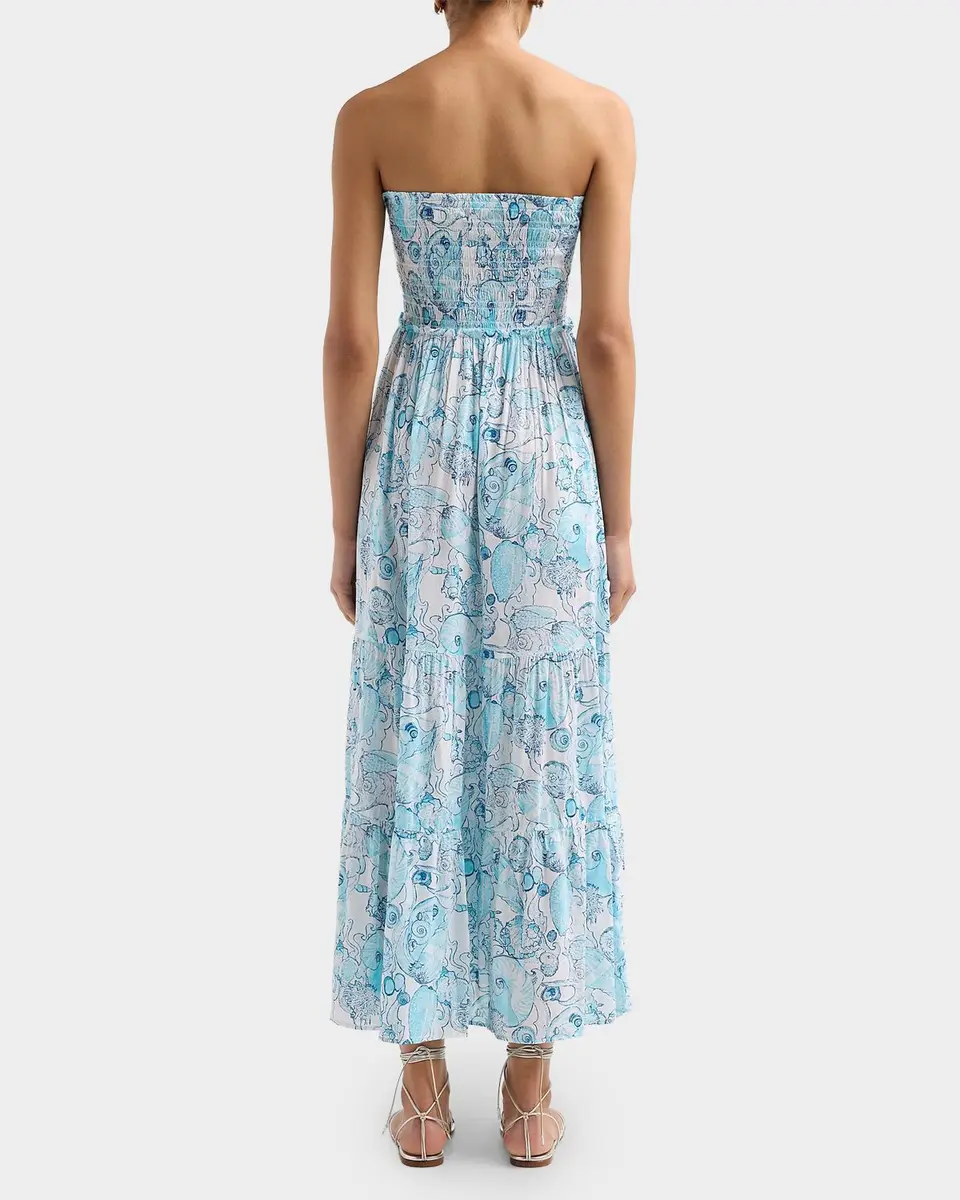 Lilly Pulitzer Anali Printed Strapless Cover-Up Midi Dress | Thumbnail 3