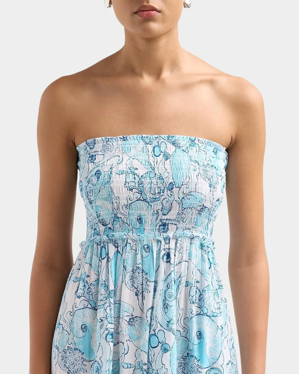 Lilly Pulitzer Anali Printed Strapless Cover-Up Midi Dress | Thumbnail 5