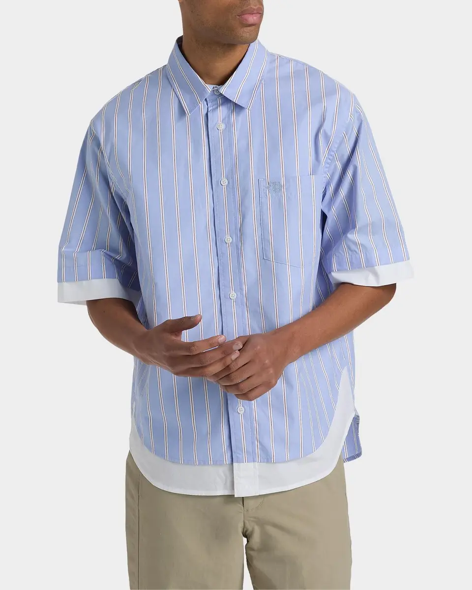Simkhai Men's Steven Double-Layer Shirt | Thumbnail 4 Simkhai Men's Steven Double-Layer Shirt | Thumbnail 4
