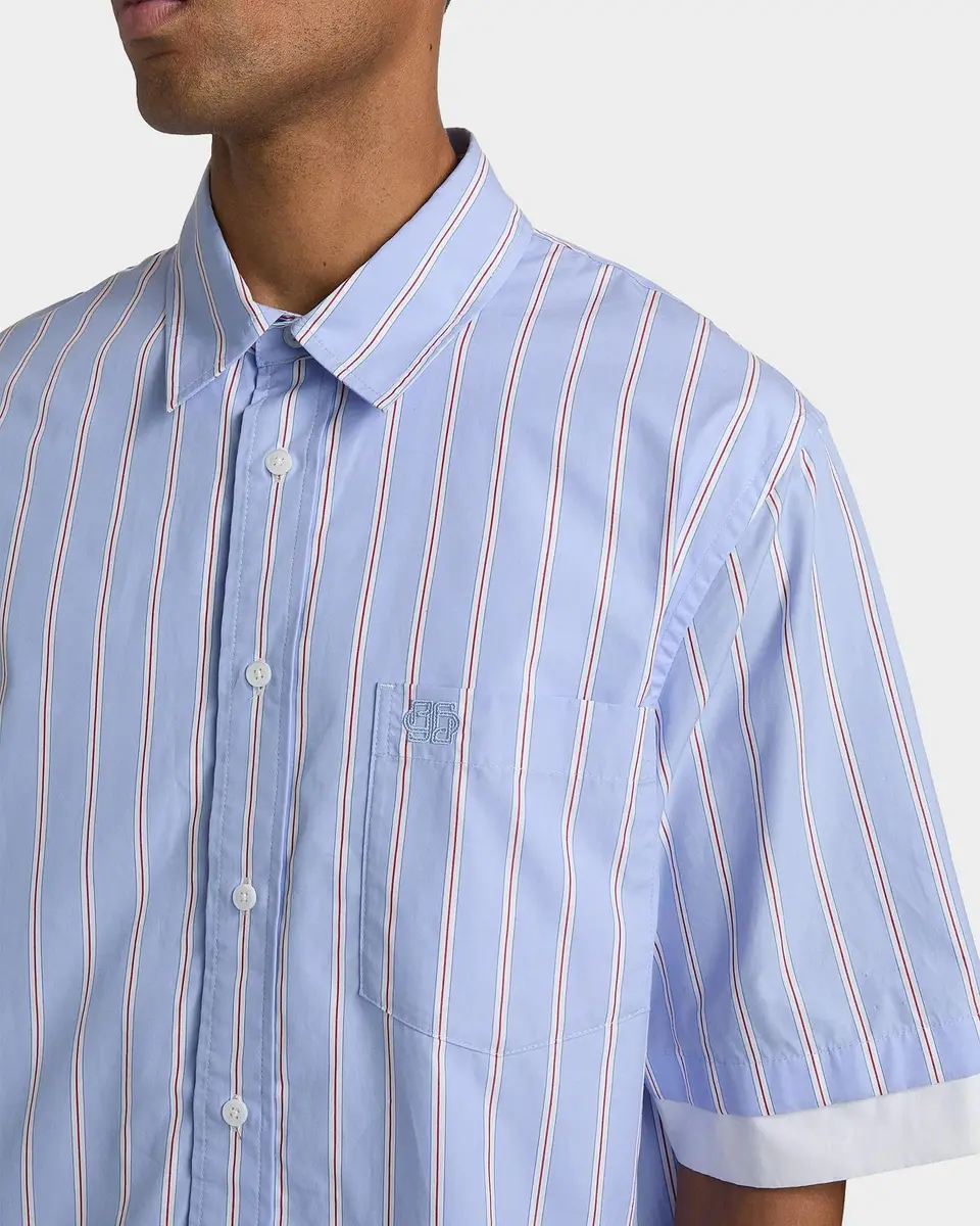 Simkhai Men's Steven Double-Layer Shirt | Thumbnail 5 Simkhai Men's Steven Double-Layer Shirt | Thumbnail 5