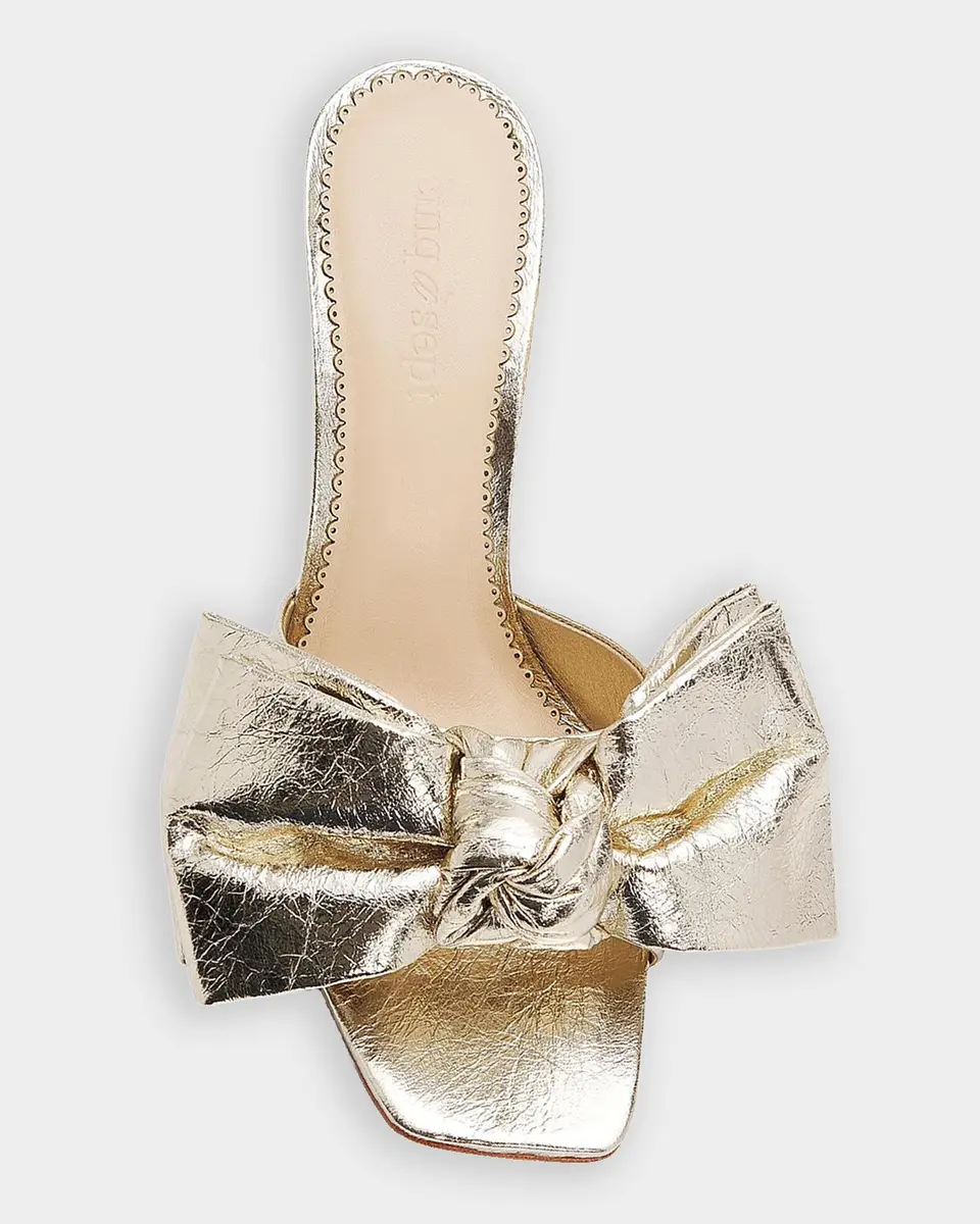 Cinq à Sept Felicity 70MM Leather Slip-On Mules | Thumbnail 4 Cinq à Sept Felicity 70MM Leather Slip-On Mules | Thumbnail 4