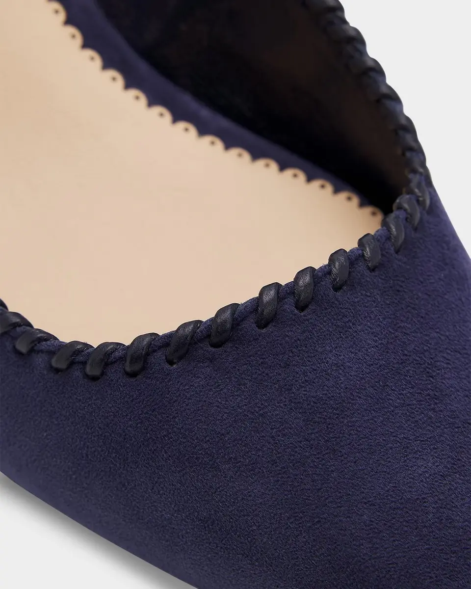 Cinq à Sept Sylvie 65MM Suede Slingback Pumps | Thumbnail 3