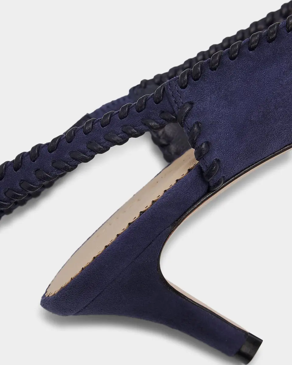 Cinq à Sept Sylvie 65MM Suede Slingback Pumps | Thumbnail 5