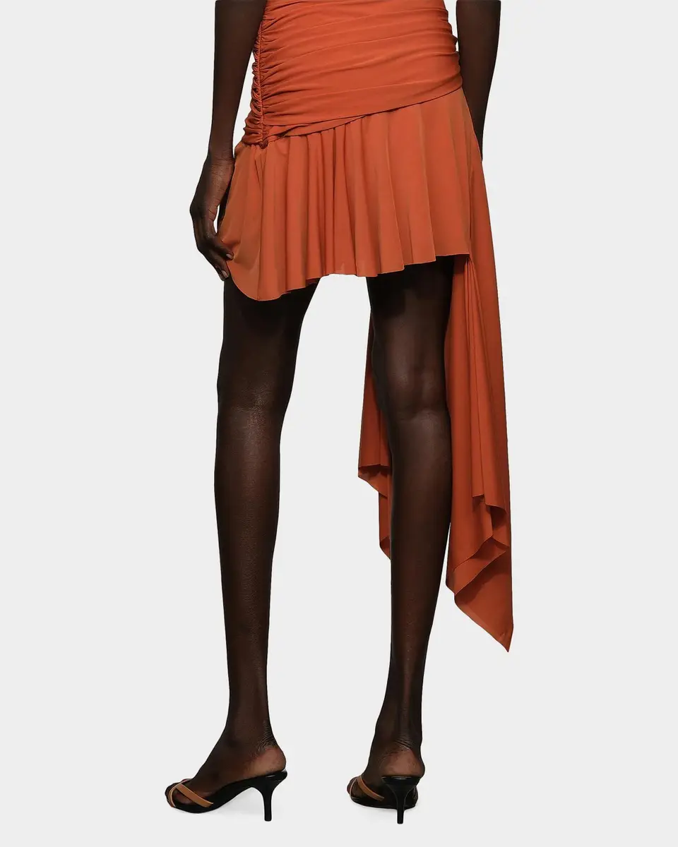 Et Ochs Emerson Side Drape Mini Skirt | Thumbnail 3 Et Ochs Emerson Side Drape Mini Skirt | Thumbnail 3