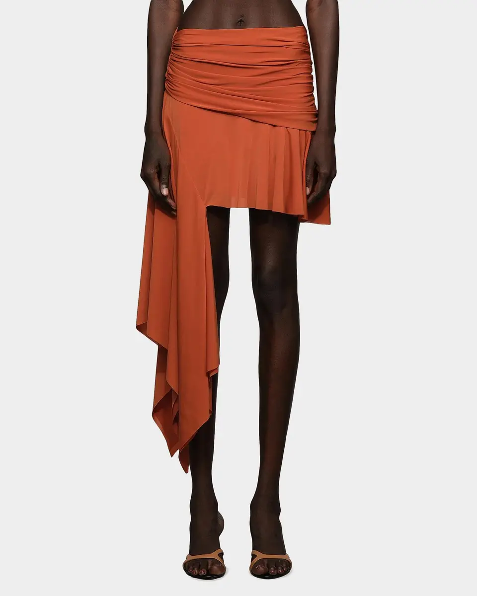 Et Ochs Emerson Side Drape Mini Skirt | Thumbnail 4 Et Ochs Emerson Side Drape Mini Skirt | Thumbnail 4