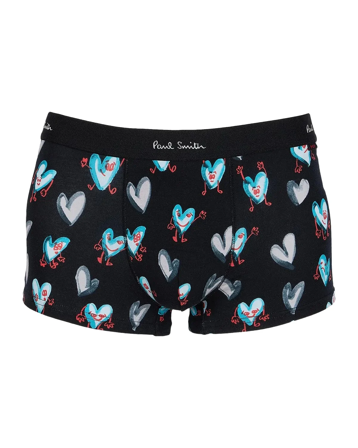 Paul Smith Men's Pop Heart Stretch Cotton Trunks
