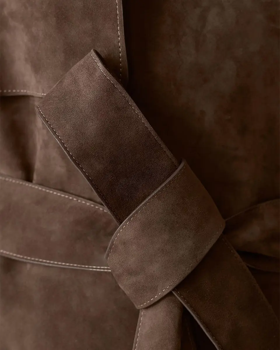 Mackage Gael Maxi Suede Trench Coat | Thumbnail 5 Mackage Gael Maxi Suede Trench Coat | Thumbnail 5
