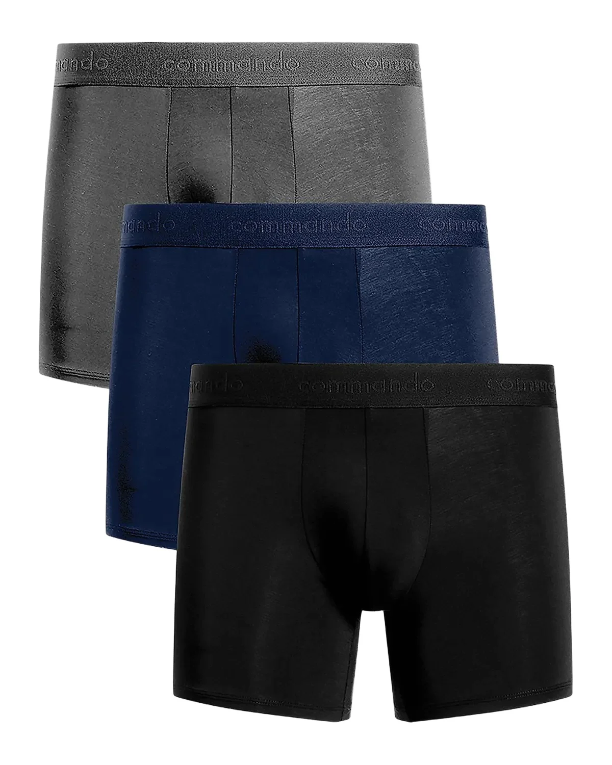 Commando Men's Micro Modal Modern-Fit Boxer Brief 3-Pack
