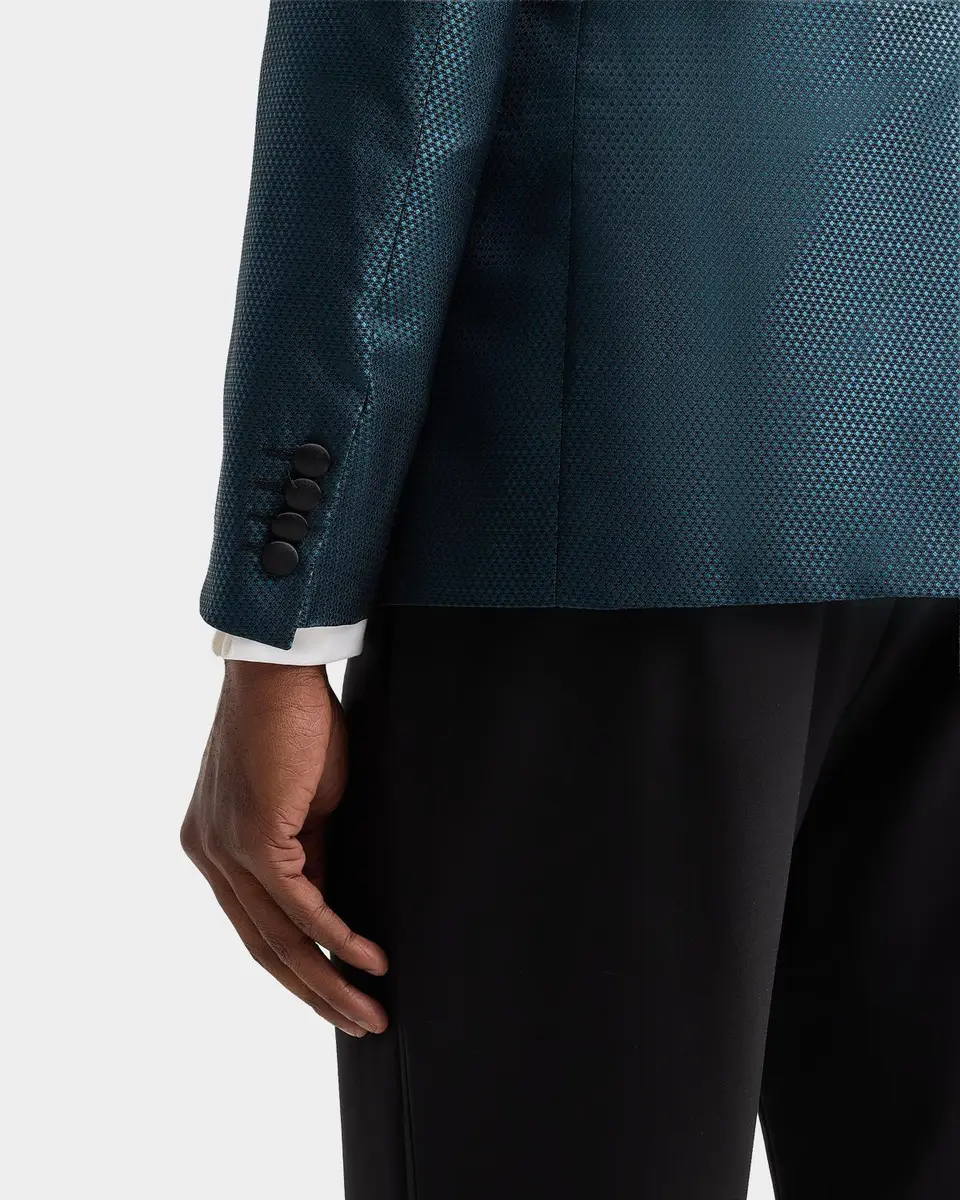 Pal Zileri Men's Geometric Jacquard Wool-Blend Dinner Jacket | Thumbnail 8 Pal Zileri Men's Geometric Jacquard Wool-Blend Dinner Jacket | Thumbnail 8