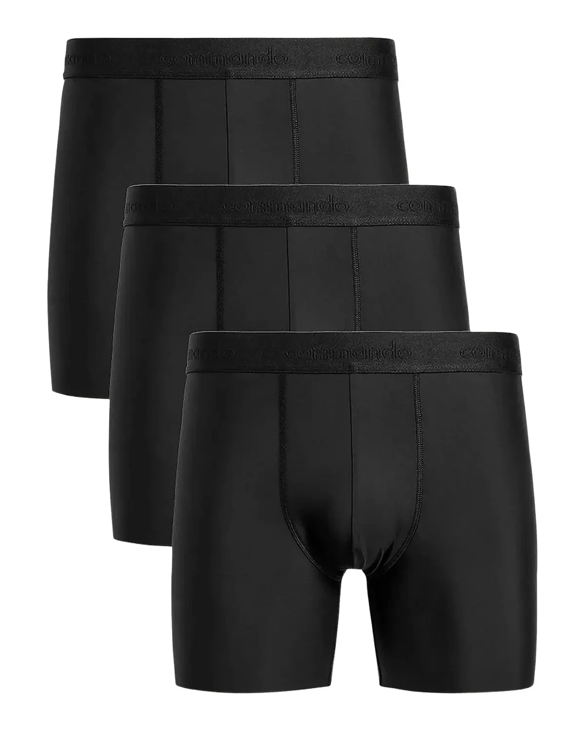 Commando Men's 3-Pack Microfiber Boxer Briefs