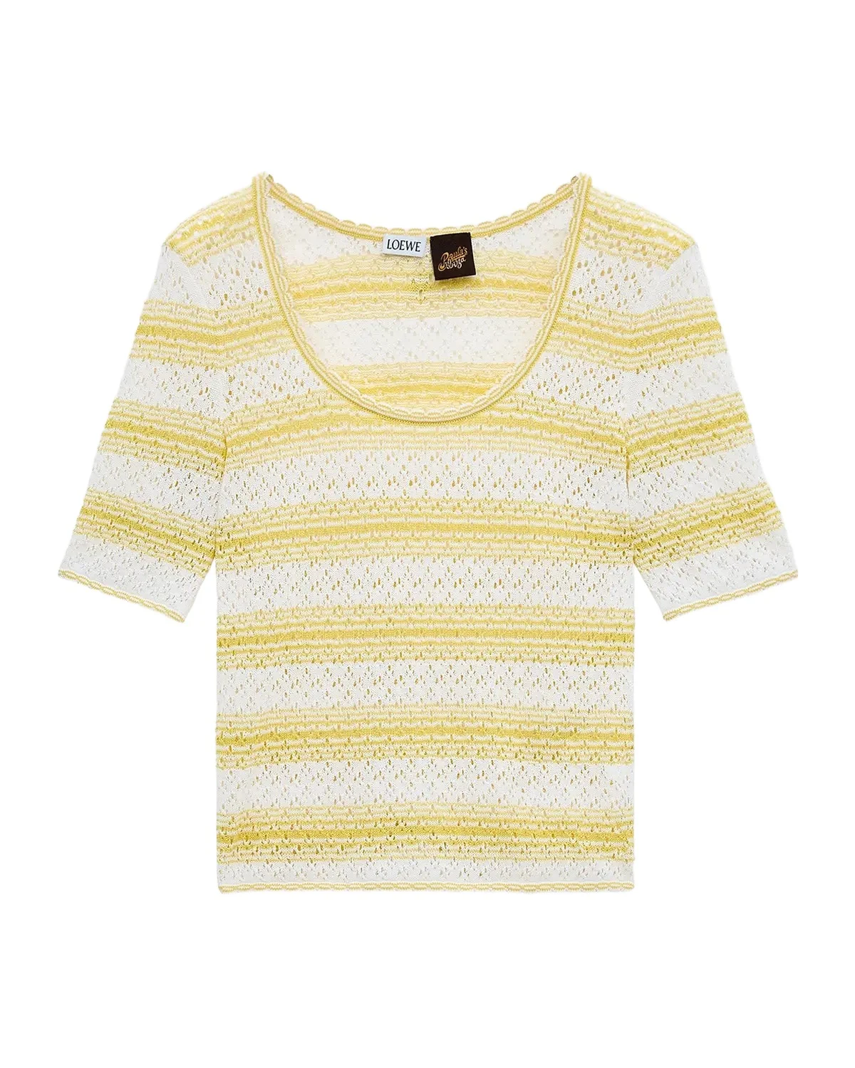 Loewe x Paula's Ibiza Striped Cotton-Blend Sweater