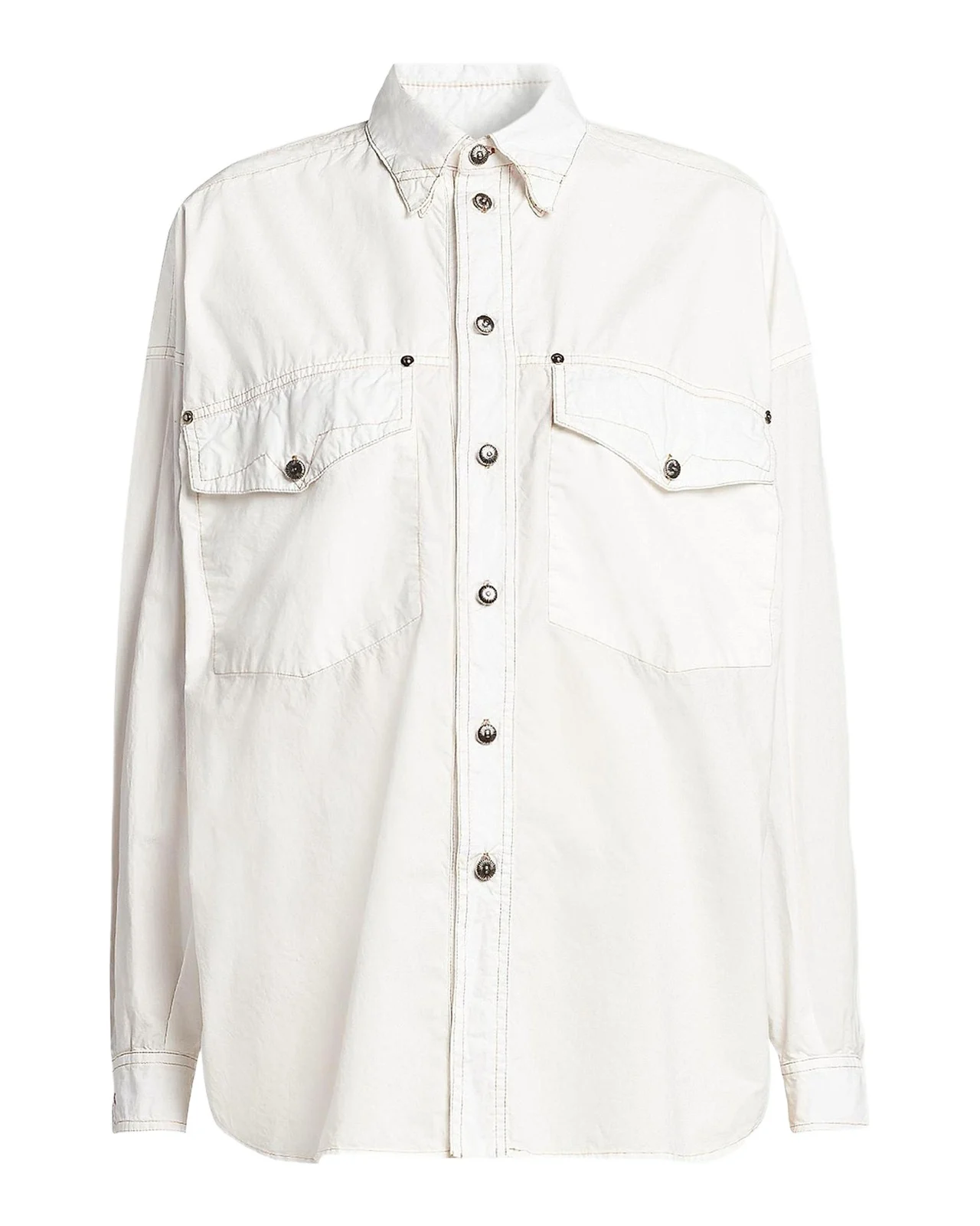 La Vacanza Cotton Poplin Utility Shirt La Vacanza Cotton Poplin Utility Shirt