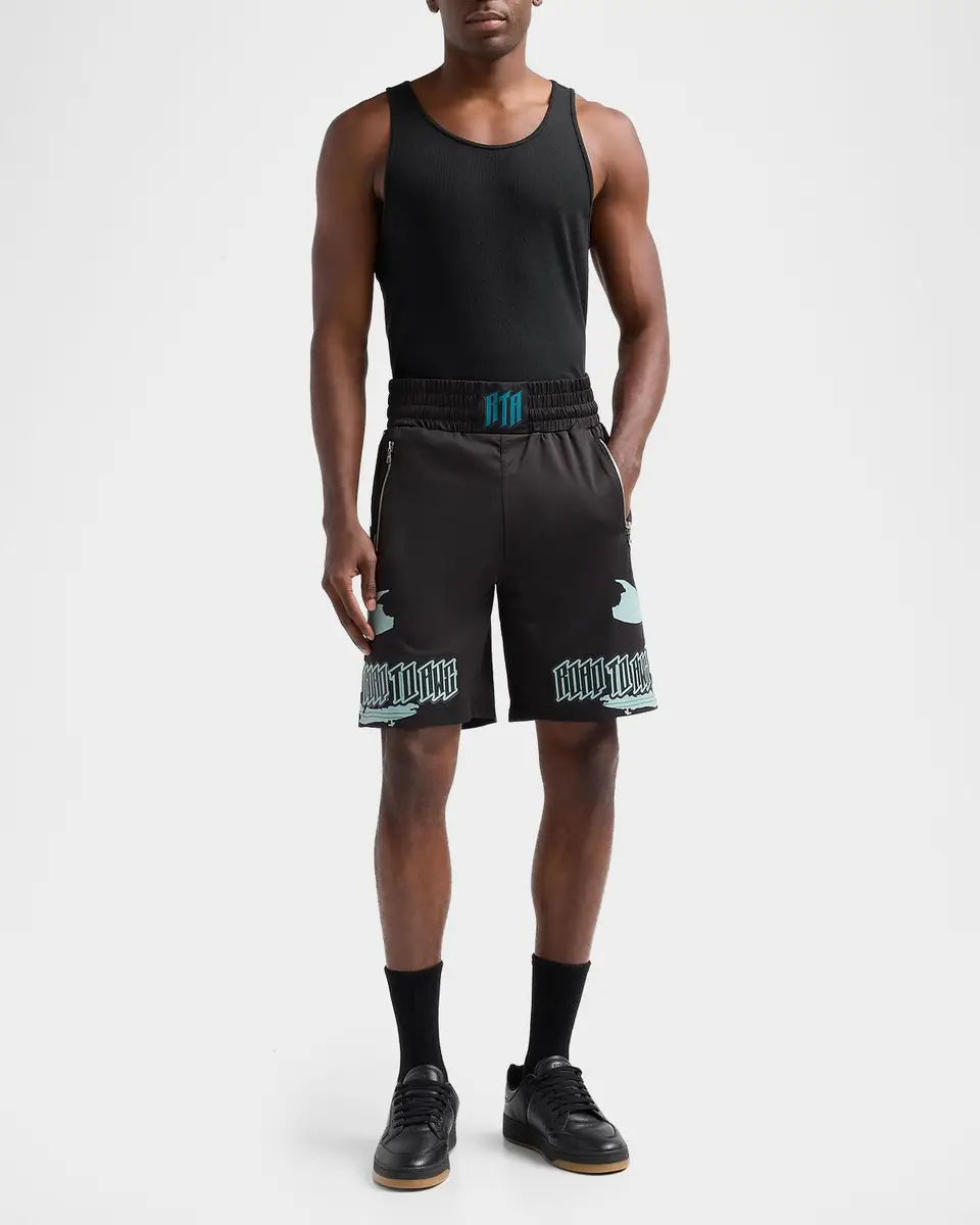 RTA Men's Chaparral Udo Elasticized Boxing Shorts | Thumbnail 2 RTA Men's Chaparral Udo Elasticized Boxing Shorts | Thumbnail 2