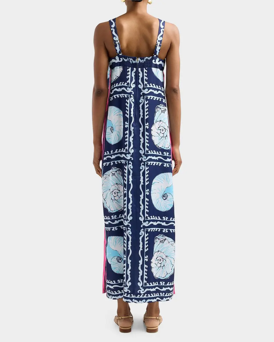 Lilly Pulitzer Casandra Seashell-Print Maxi Dress | Thumbnail 3 Lilly Pulitzer Casandra Seashell-Print Maxi Dress | Thumbnail 3