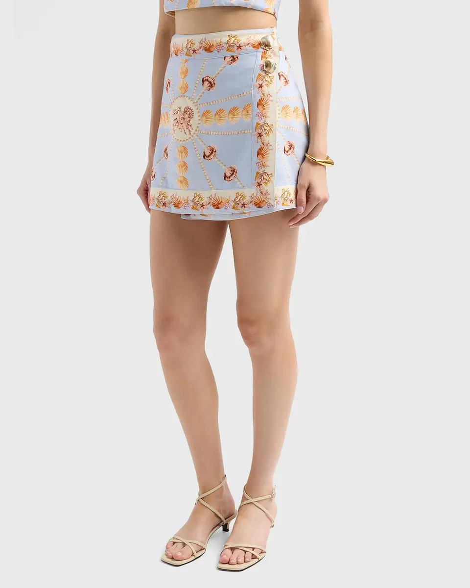 Cara Cara Fischer Printed Linen Mini Skirt | Thumbnail 4 Cara Cara Fischer Printed Linen Mini Skirt | Thumbnail 4