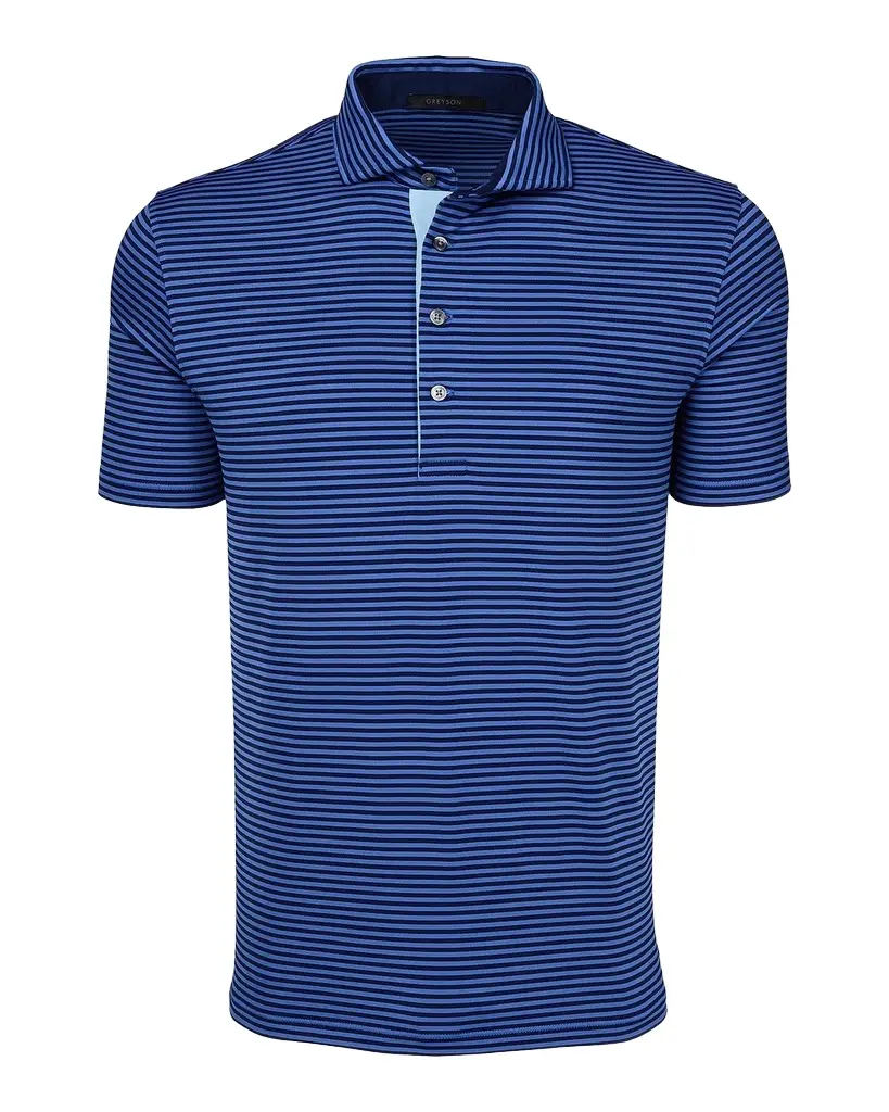 Greyson Men's Quogue Striped Polo Shirt