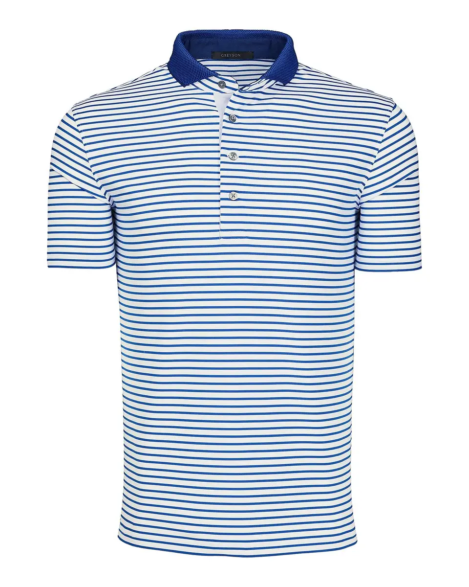 Greyson Men's Macabee Striped Polo Shirt | Thumbnail 3 Greyson Men's Macabee Striped Polo Shirt | Thumbnail 3