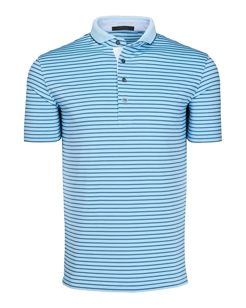 Greyson Men's Macabee Striped Polo Shirt | Thumbnail 3