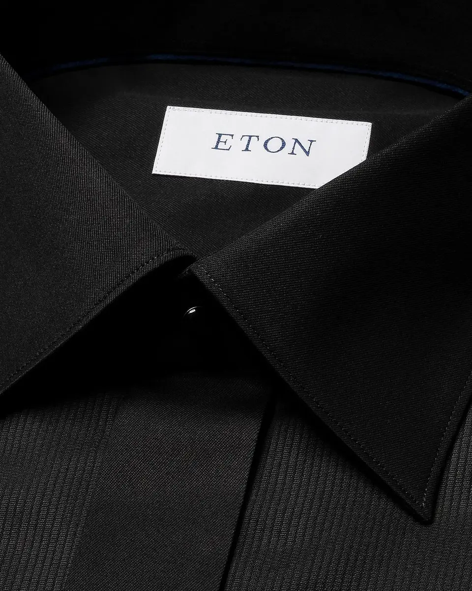 Eton Men's Cotton Plissé Slim-Fit Tuxedo Shirt | Thumbnail 7 Eton Men's Cotton Plissé Slim-Fit Tuxedo Shirt | Thumbnail 7