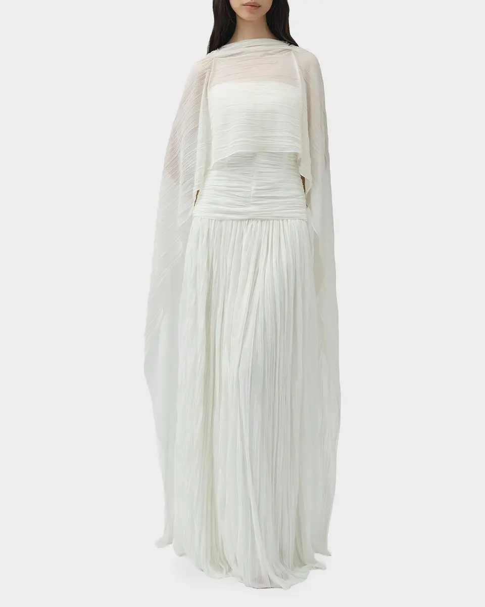 Simkhai Genoa Sheer Jersey Cape | Thumbnail 2 Simkhai Genoa Sheer Jersey Cape | Thumbnail 2