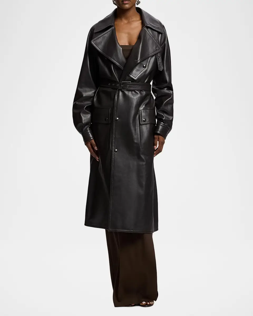 Ralph Lauren Collection Bailey Lambskin Trench Coat | Thumbnail 2 Ralph Lauren Collection Bailey Lambskin Trench Coat | Thumbnail 2