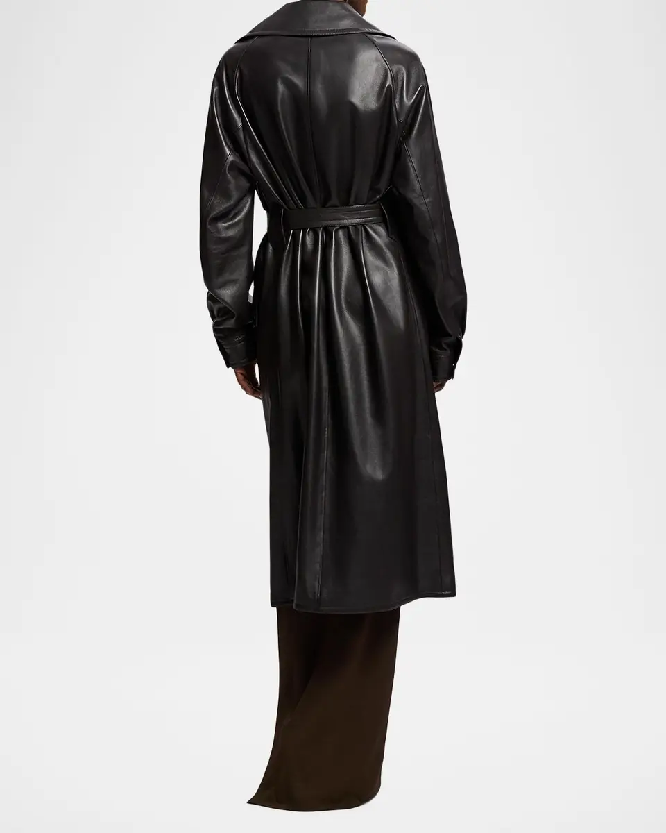 Ralph Lauren Collection Bailey Lambskin Trench Coat | Thumbnail 3 Ralph Lauren Collection Bailey Lambskin Trench Coat | Thumbnail 3