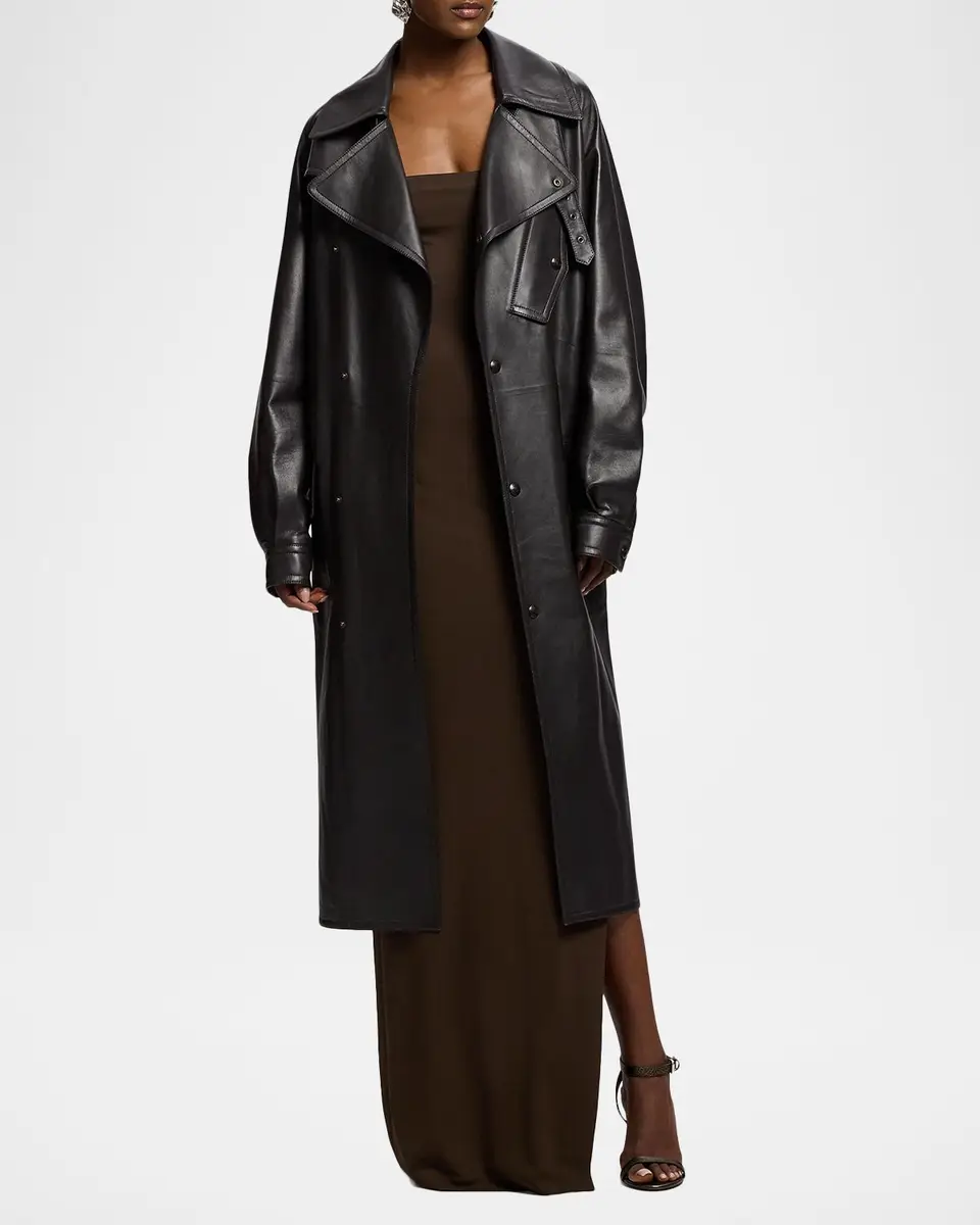 Ralph Lauren Collection Bailey Lambskin Trench Coat | Thumbnail 4 Ralph Lauren Collection Bailey Lambskin Trench Coat | Thumbnail 4