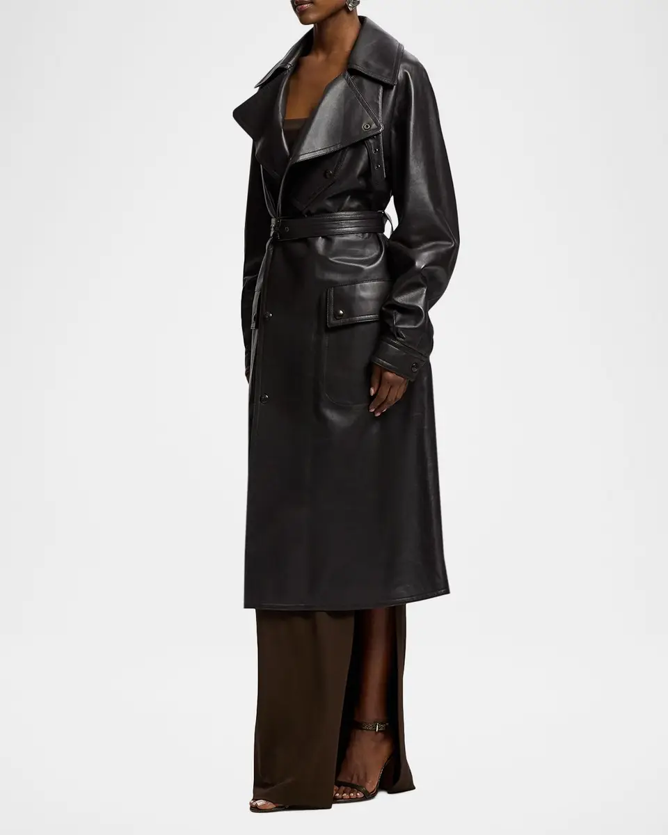 Ralph Lauren Collection Bailey Lambskin Trench Coat | Thumbnail 6 Ralph Lauren Collection Bailey Lambskin Trench Coat | Thumbnail 6