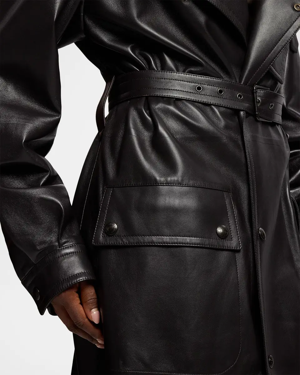 Ralph Lauren Collection Bailey Lambskin Trench Coat | Thumbnail 7 Ralph Lauren Collection Bailey Lambskin Trench Coat | Thumbnail 7