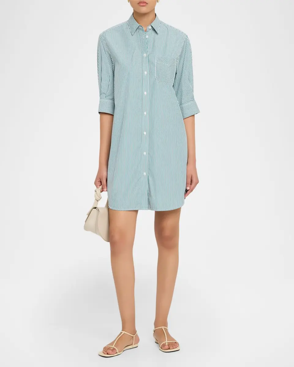 rag & bone Lucia Striped Poplin Mini Shirtdress | Thumbnail 2 rag & bone Lucia Striped Poplin Mini Shirtdress | Thumbnail 2