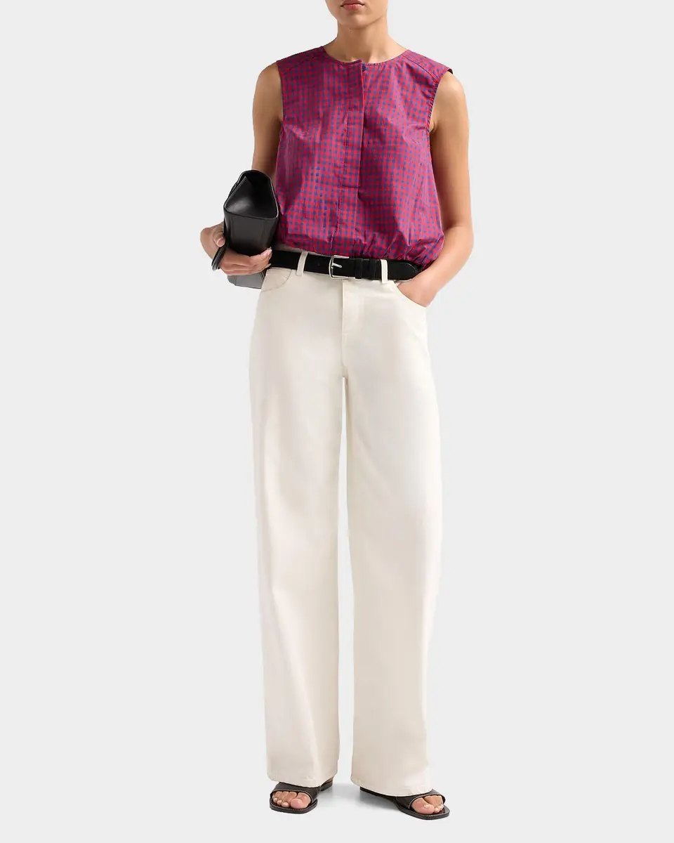 Simkhai Gingham Cotton-Blend Top | Thumbnail 2
