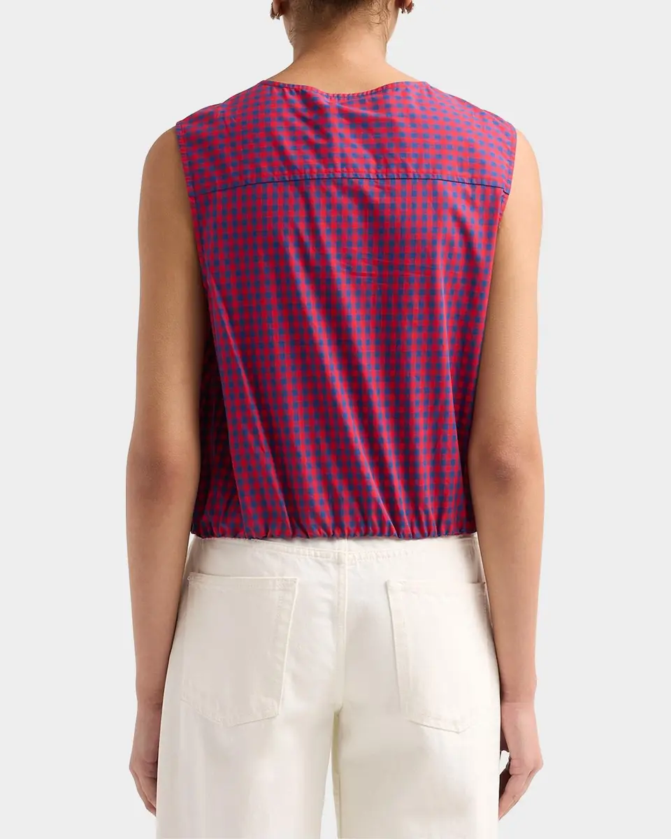 Simkhai Gingham Cotton-Blend Top | Thumbnail 3
