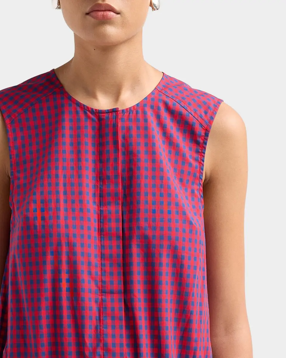 Simkhai Gingham Cotton-Blend Top | Thumbnail 5