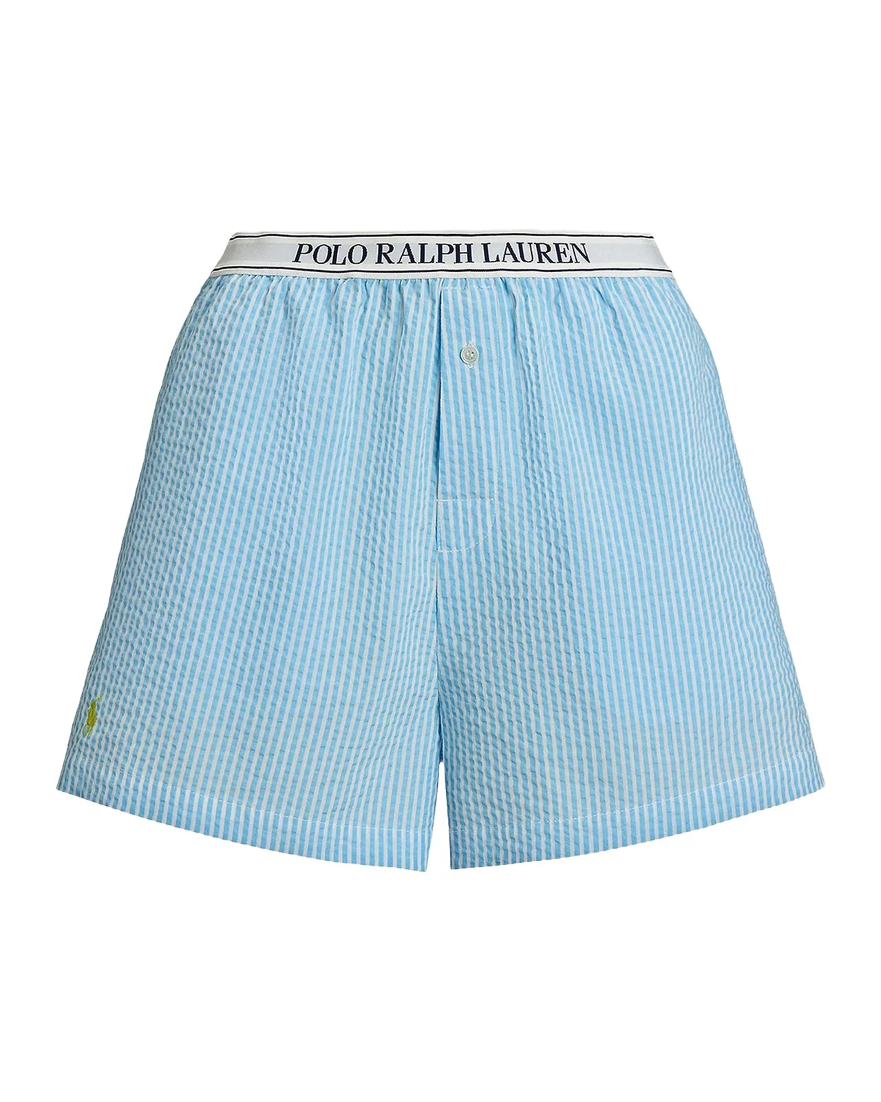 Seersucker Logo-Waistband Boxer Shorts