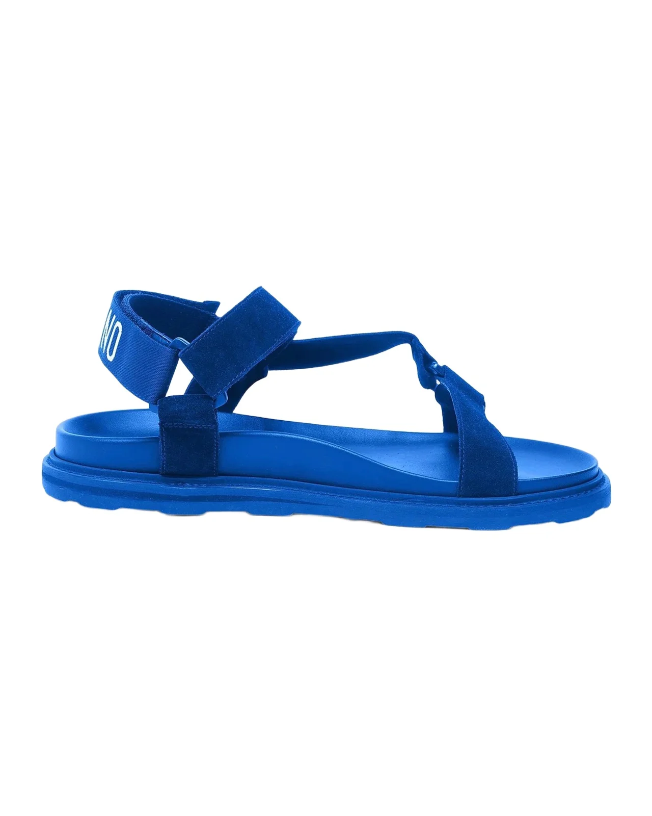 MOSCHINO Men's Logo Leather Sandals