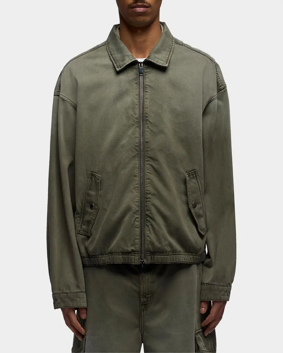 7 For All Mankind Men's Aviator Cotton-Blend Jacket | Thumbnail 4 7 For All Mankind Men's Aviator Cotton-Blend Jacket | Thumbnail 4