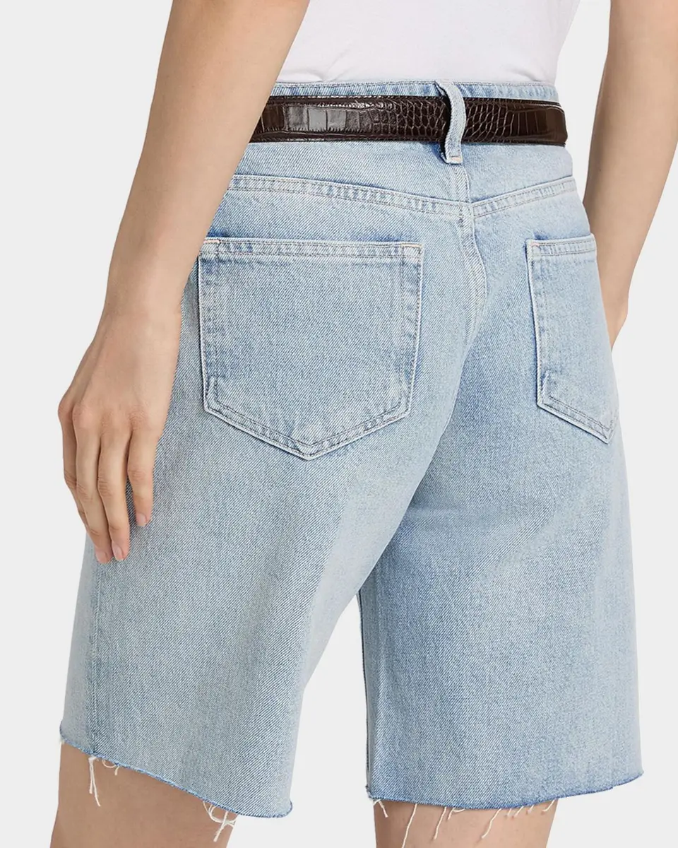 L'Agence Elise Denim Bermuda Shorts | Thumbnail 3 L'Agence Elise Denim Bermuda Shorts | Thumbnail 3