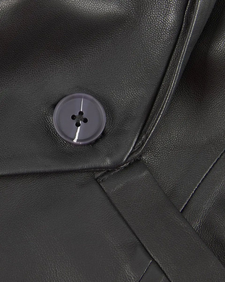 Undra Celeste Vintage Double-Breasted Leather Blazer | Thumbnail 5 Undra Celeste Vintage Double-Breasted Leather Blazer | Thumbnail 5