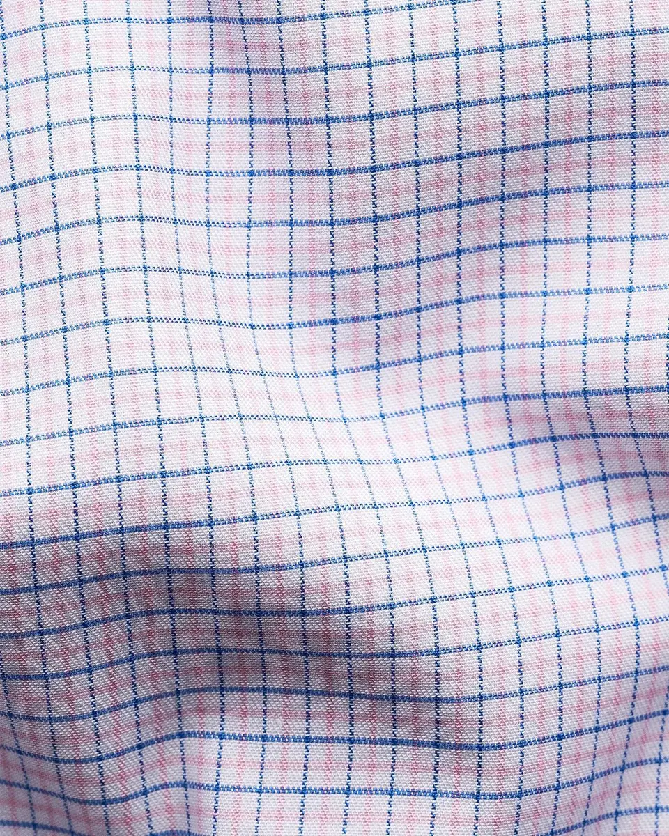 Eton Men's Micro-Check Slim-Fit Cotton Twill Shirt | Thumbnail 4