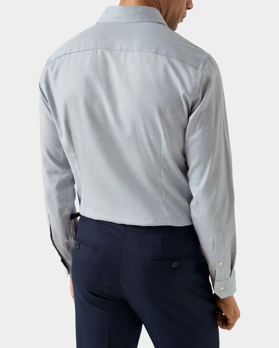 Eton Men's Contemporary-Fit Semi Solid Twill Shirt | Thumbnail 2 Eton Men's Contemporary-Fit Semi Solid Twill Shirt | Thumbnail 2