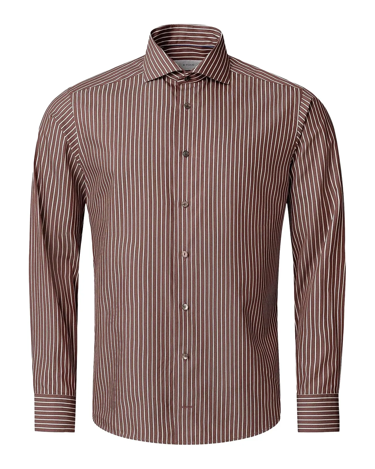 Men's Striped Cotton-Silk Shirt