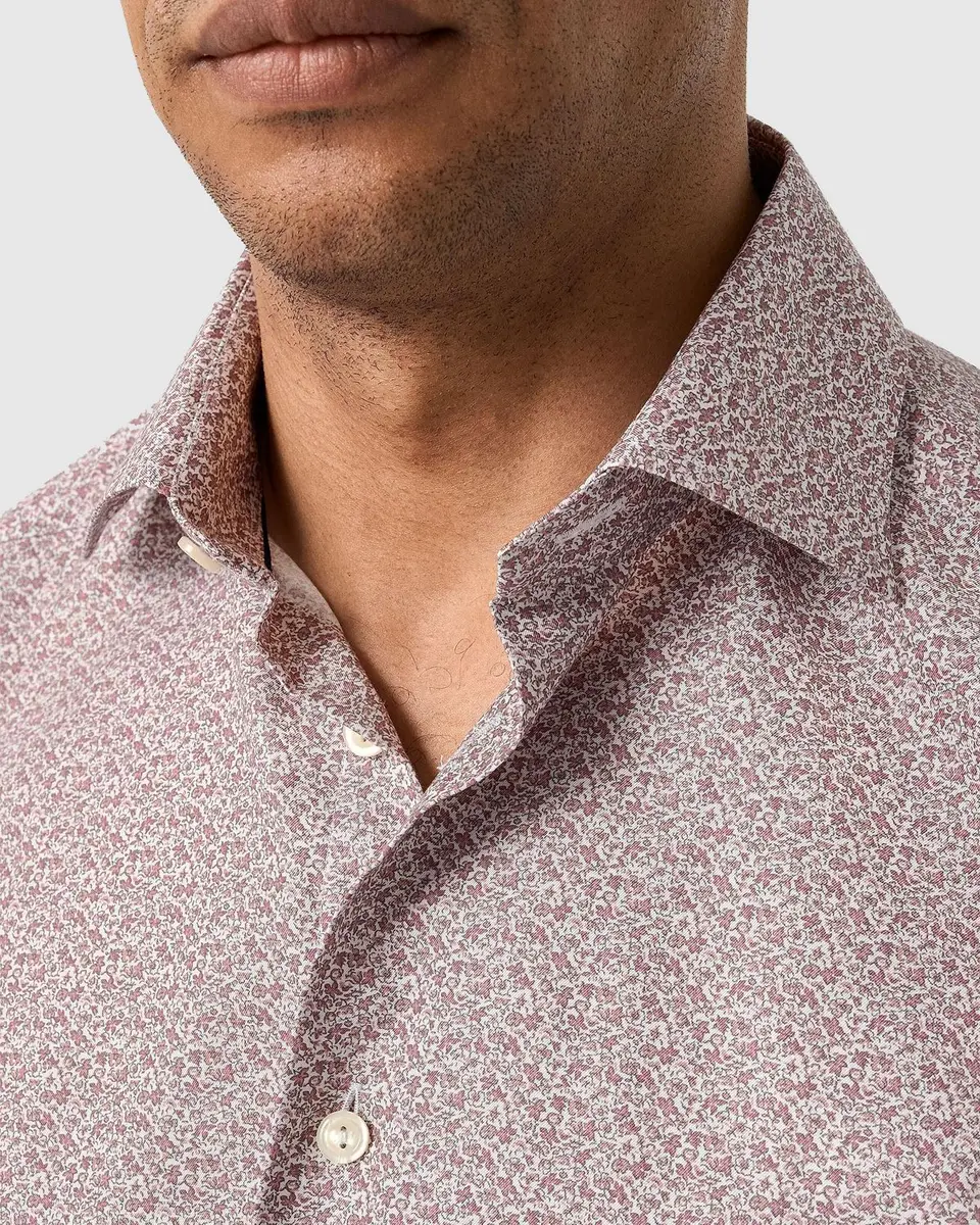 Eton Men's Floral Cotton Twill Slim-Fit Shirt | Thumbnail 4