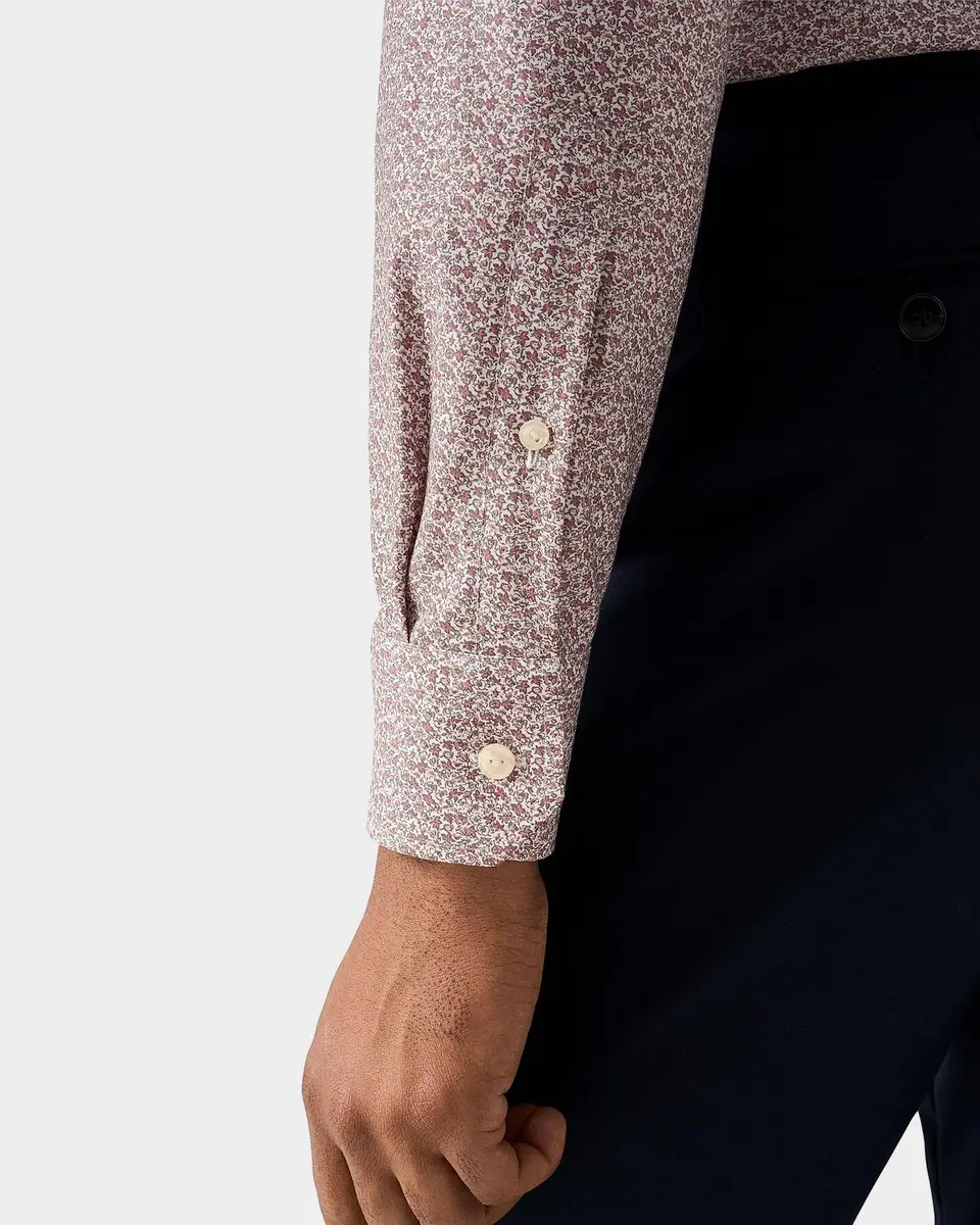 Eton Men's Floral Cotton Twill Slim-Fit Shirt | Thumbnail 6