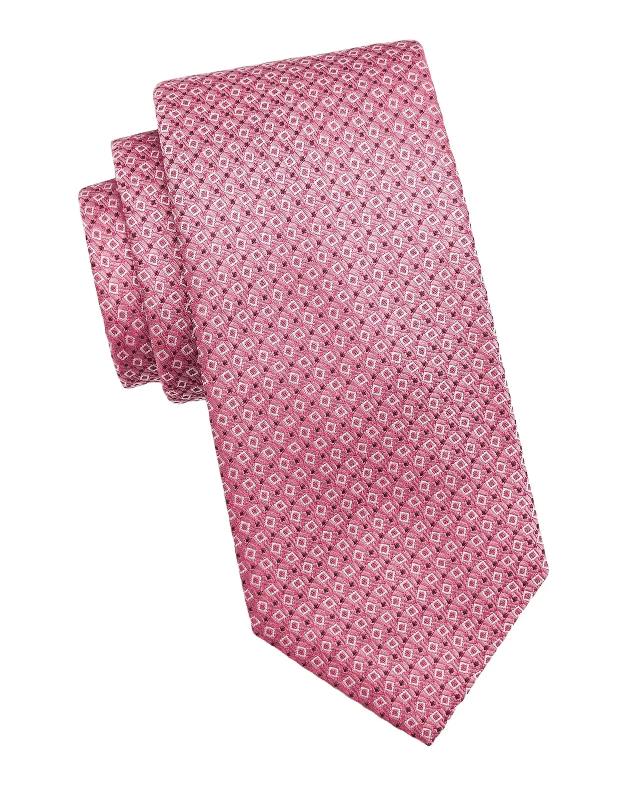 Canali Men's Geometric Woven Silk Tie