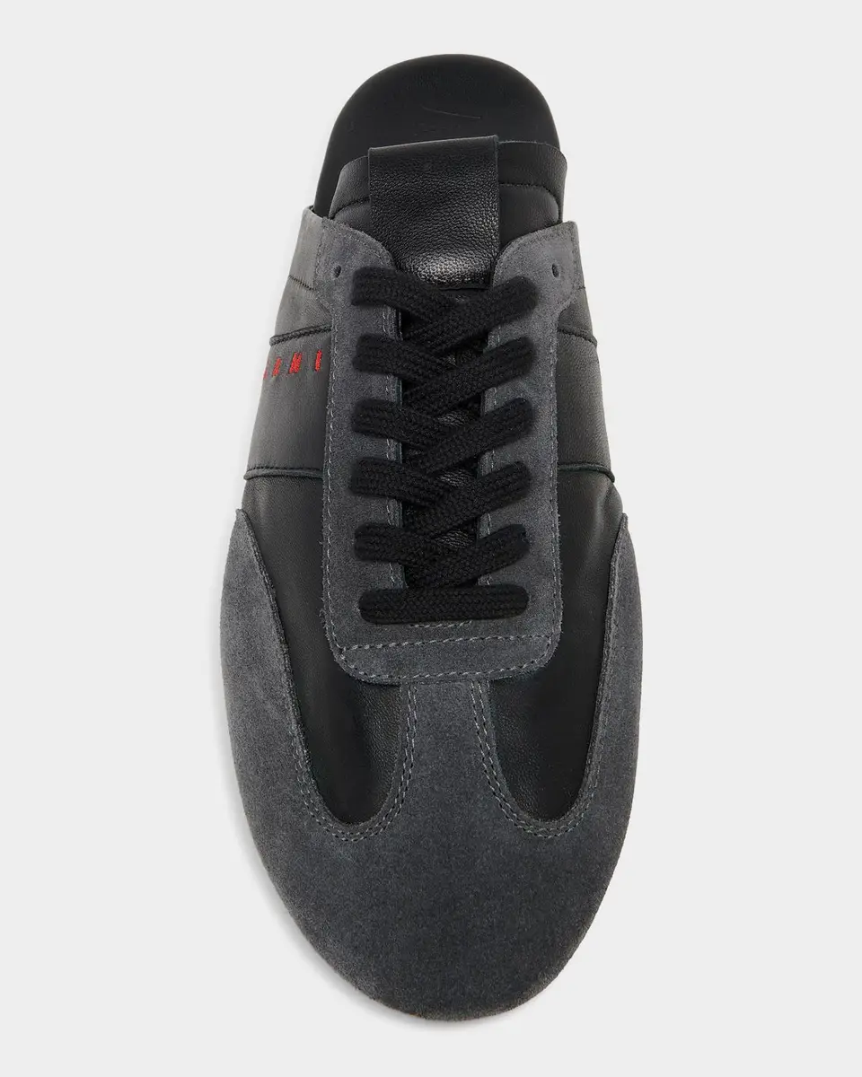 Marni Men's Logo Leather Mules | Thumbnail 5 Marni Men's Logo Leather Mules | Thumbnail 5